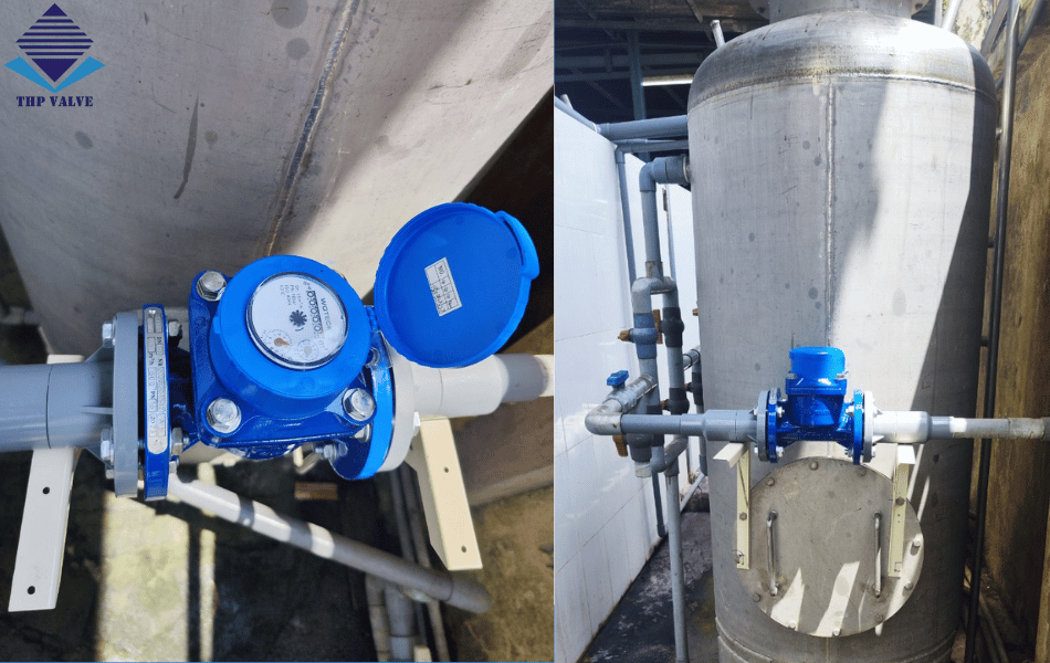 Lắp đặt đồng hồ nước sạch dạng cơ Woteck