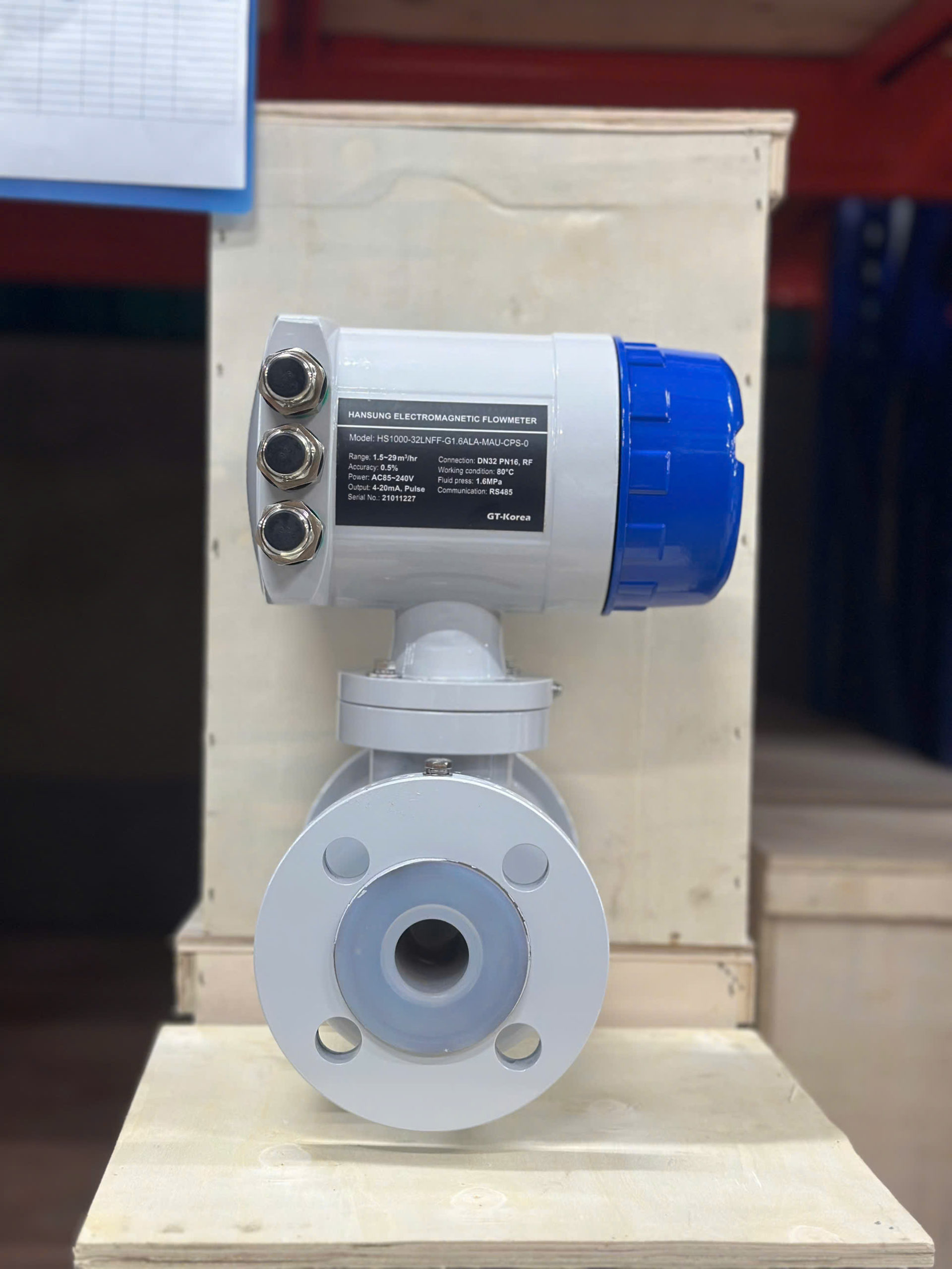 Đồng hồ đo nước điện tử Hansung DN32 Đồng hồ đo nước điện tử Hansung DN32